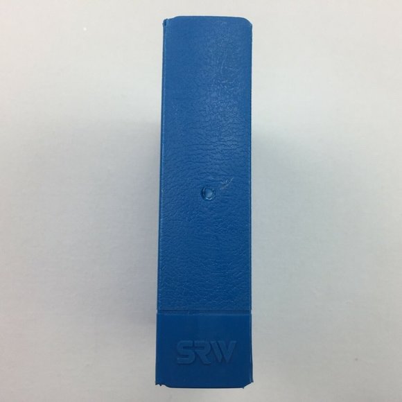 SRW Micro/5 Disk Diskette ComPak Case Blue Plastic Cover Spine Label - Picture 3 of 7